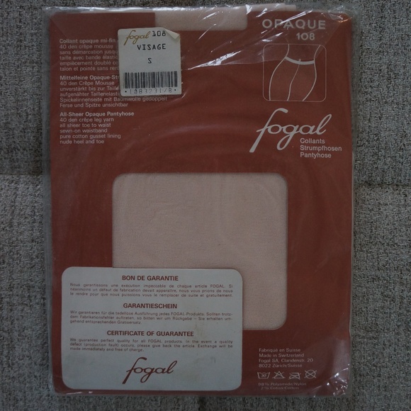 Fogal - Opaque, 108 Pantyhose, Visage (pink), S - Picture 2 of 2